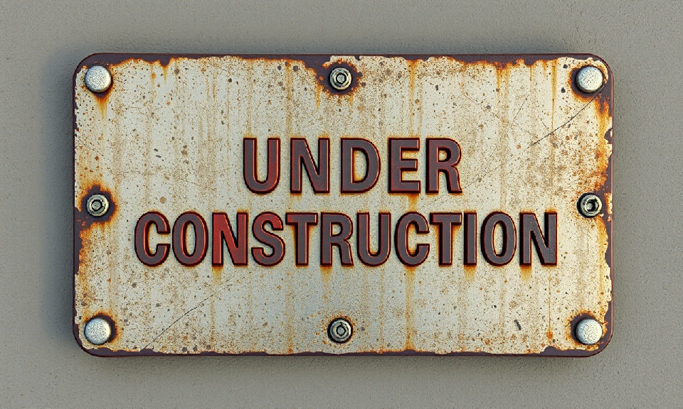 Under Construction sign